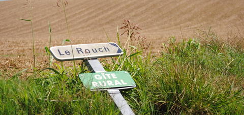 Auvillar, France Signs along the way