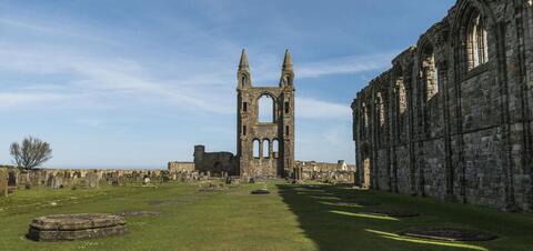 St Andrews Cathedral near Fife, Scotland